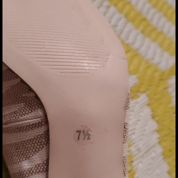 Chico's Fabric striped Pump 7.5 - Picture 9 of 9